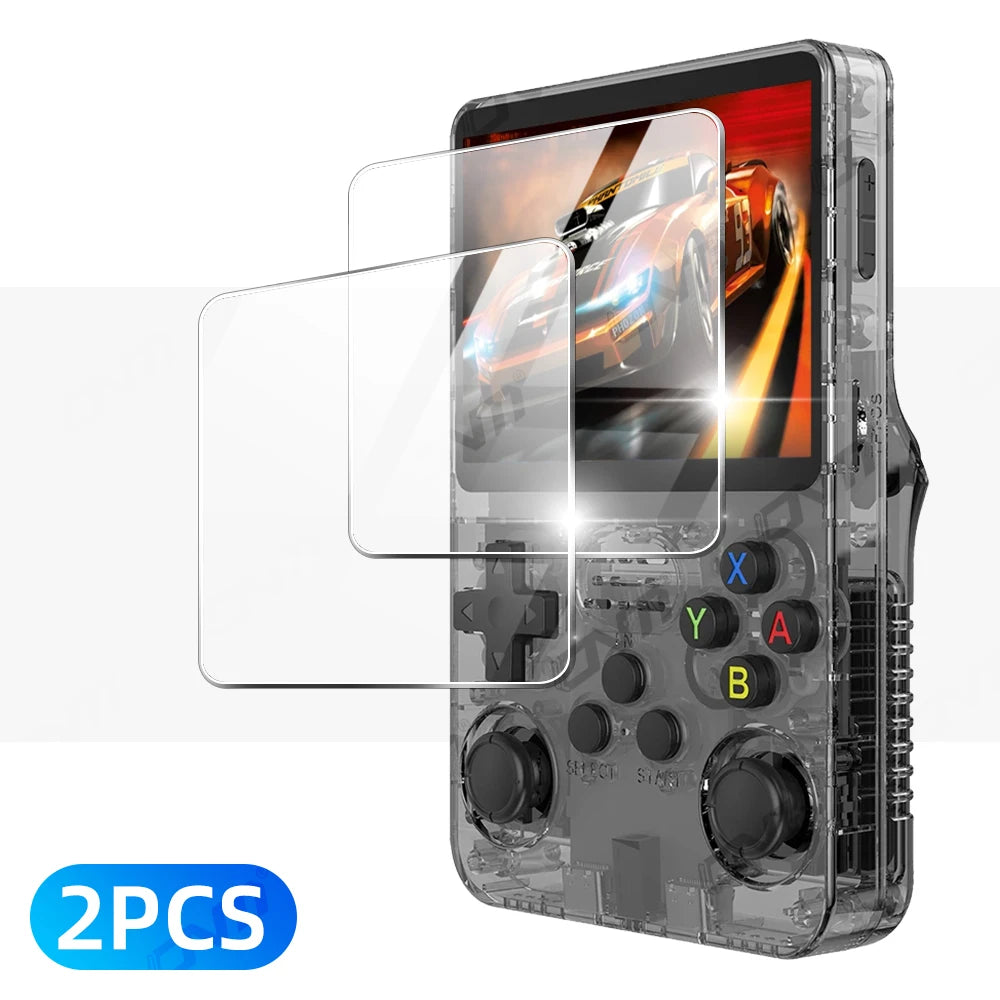 Screen Protector for R36S Game Console Tempered Glass Protection for R36S R35S RGB20S Anti-Scratch Glass Film Accessories